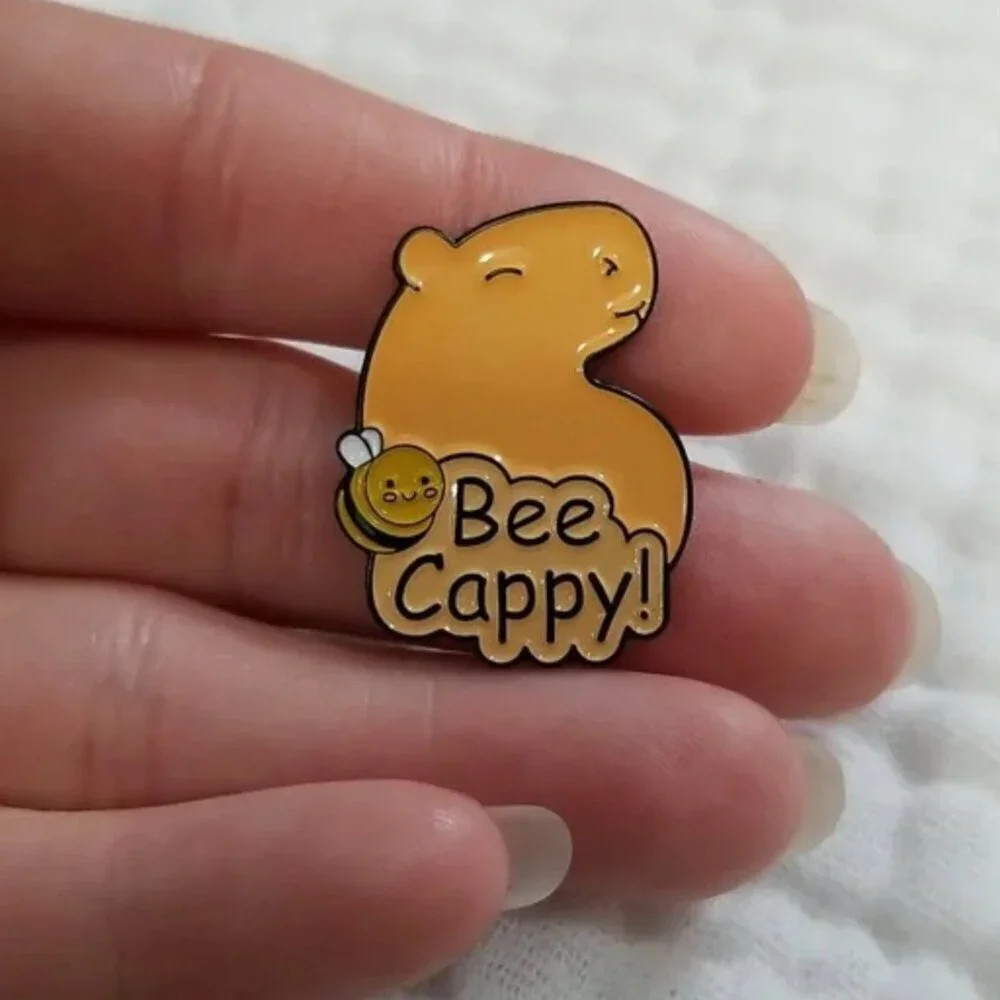 3 for $15/ 5 for $20 Pin- Be Cappy Capybara